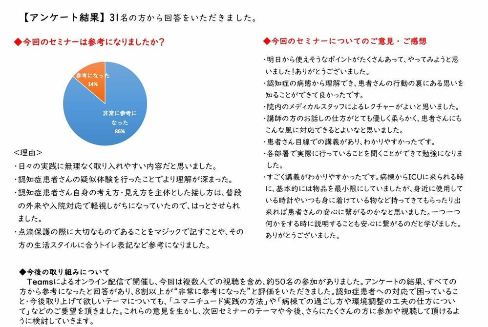 セミナー開催報告